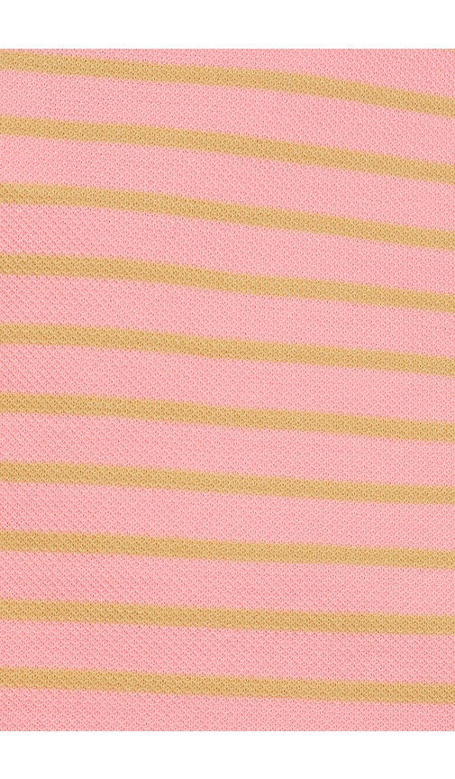 view 4 of 4 x Emma Rose Carrie Polo Mini Dress in Pink & Tan