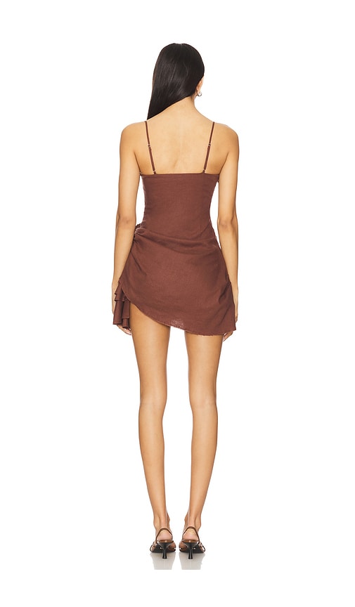view 3 of 3 Rain Mini Dress in Brown