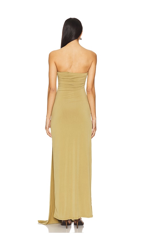 view 4 of 4 Adley Gown in Moss Green