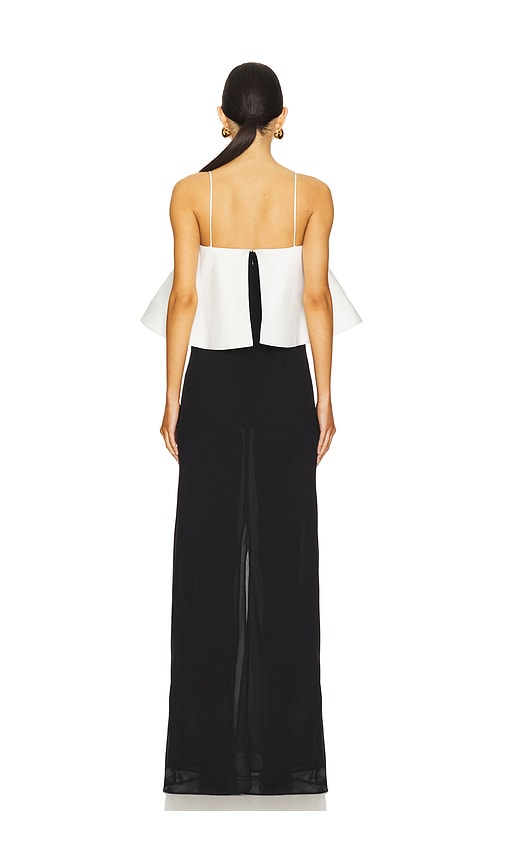 view 3 of 3 x Emma Rose Isabela Gown in Black & White