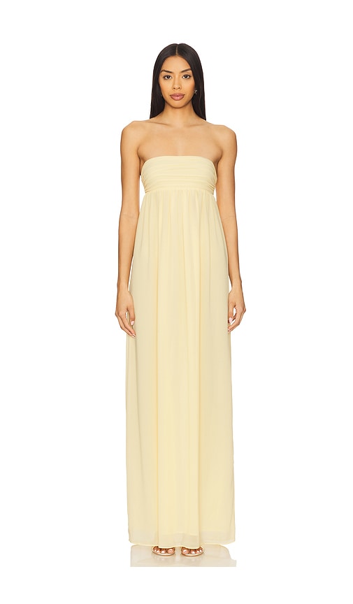 view 2 of 4 x Emma Rose Soleil Gown in Butter Yellow
