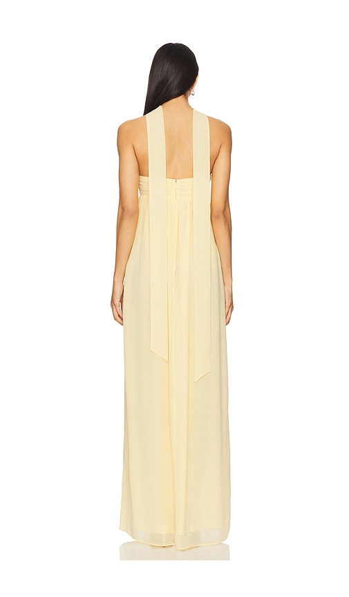view 4 of 4 x Emma Rose Soleil Gown in Butter Yellow