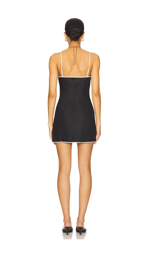 view 3 of 3 Miles Mini Dress in Black & Ivory