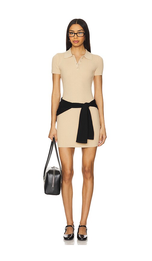 view 4 of 4 Ylenia Polo Dress in Oat