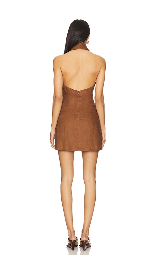 view 3 of 3 Brixton Mini Dress in Chocolate