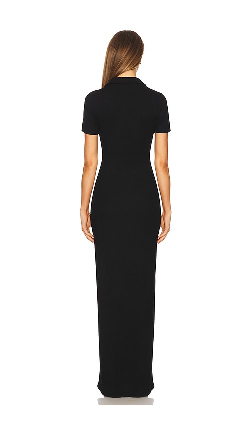 view 3 of 3 x Emma Rose Margo Polo Maxi Dress in Black