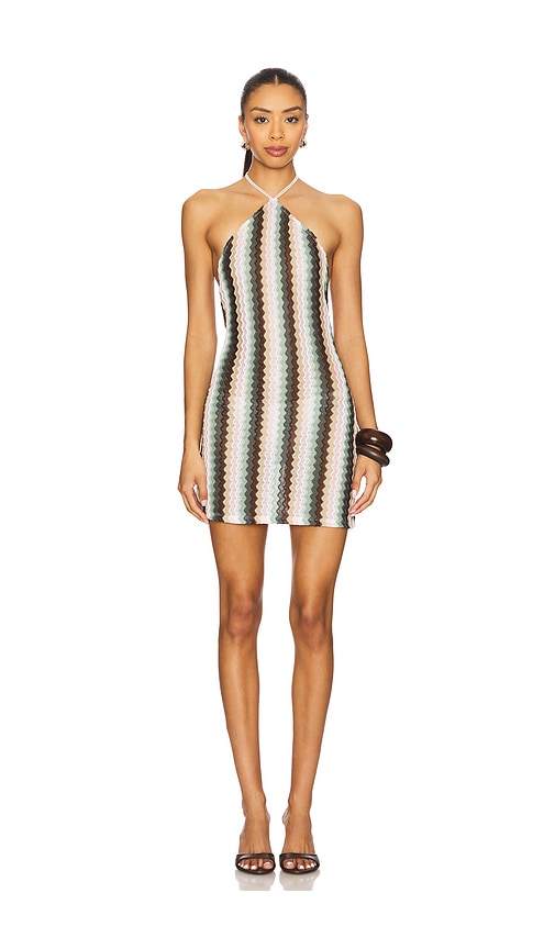 view 1 of 3 Nettie Mini Dress in Sage Multi