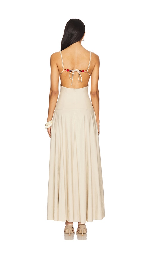 view 3 of 4 Jolene Maxi Dress in Linen Neutral