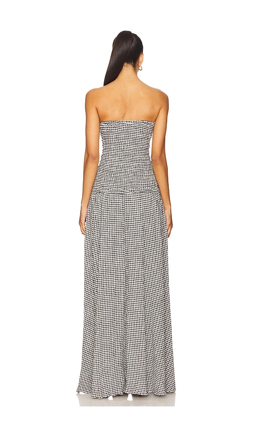 view 3 of 4 Gale Maxi Dress in Black & Ivory Check