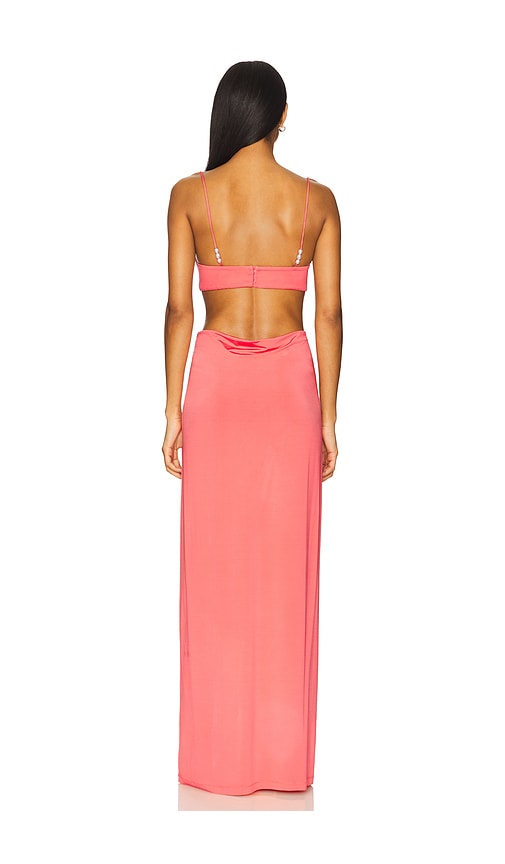 view 3 of 4 Samantha Gown in Coral Pink