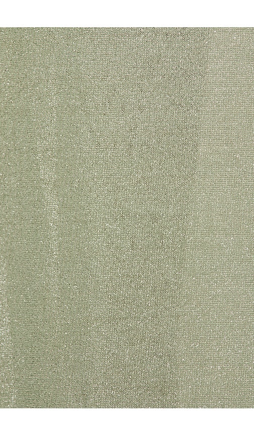 view 4 of 4 Angelina Maxi Dress in Sage Green Shine