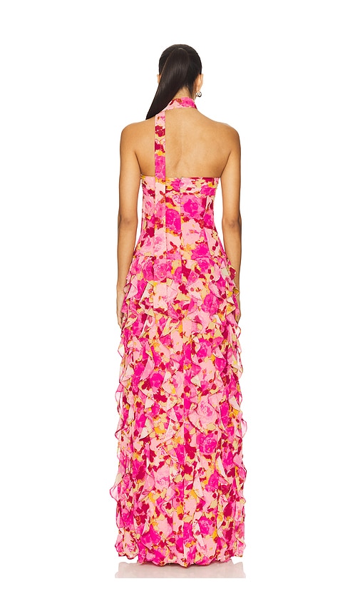 view 4 of 4 Tracie Gown in Pink Georgia Floral