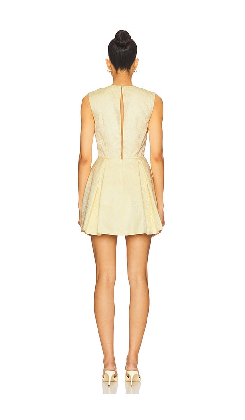 view 3 of 4 Josephine Mini Dress in Pale Yellow