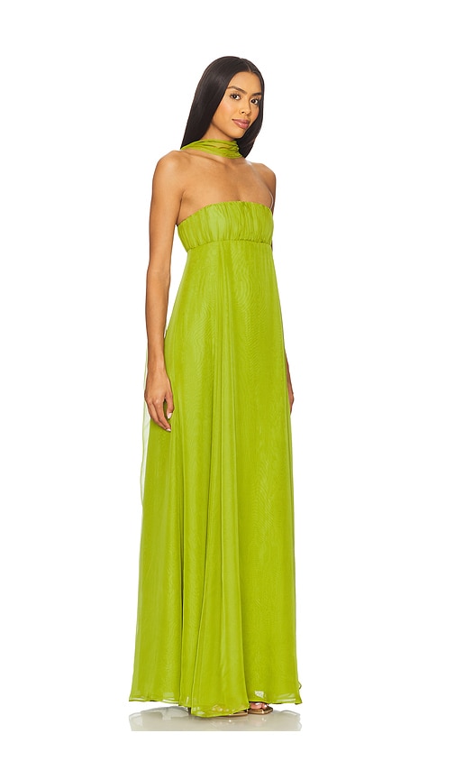 view 2 of 3 Estelle Gown in Pear Green