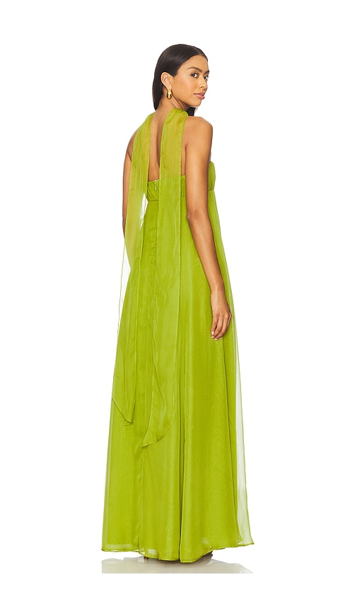 view 3 of 3 Estelle Gown in Pear Green