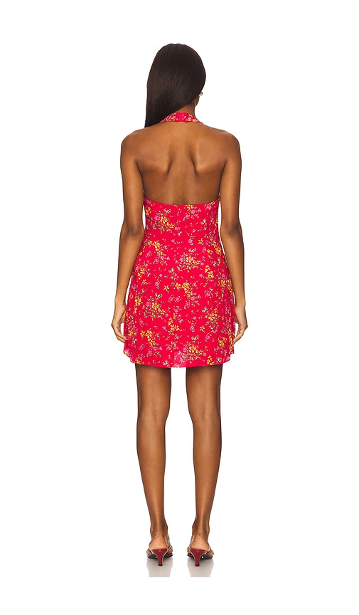 view 3 of 3 Romy Mini Dress in Pink Floral Print