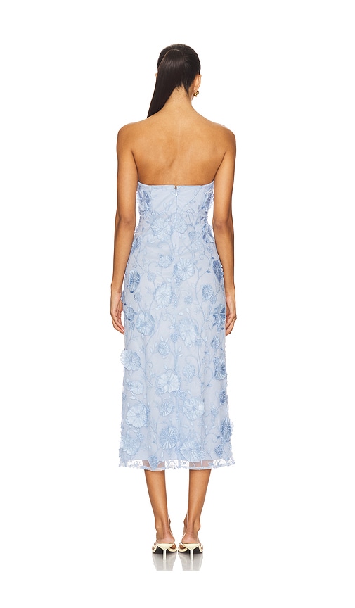 view 3 of 4 Blume Midi Dress in Light Blue Floral