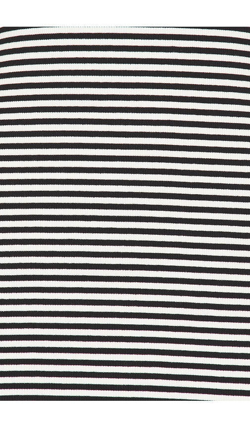 view 4 of 4 Adrian Mini Dress in Black & White Stripe