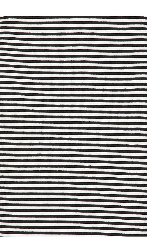 view 4 of 4 Adrian Midi Dress in Black & White Stripe