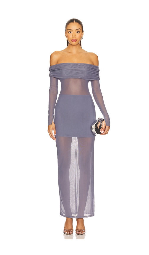 Lovers & Friends Fio Maxi Dress In Gray