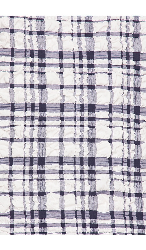 view 4 of 4 Katrina Mini Dress in Navy Blue Plaid