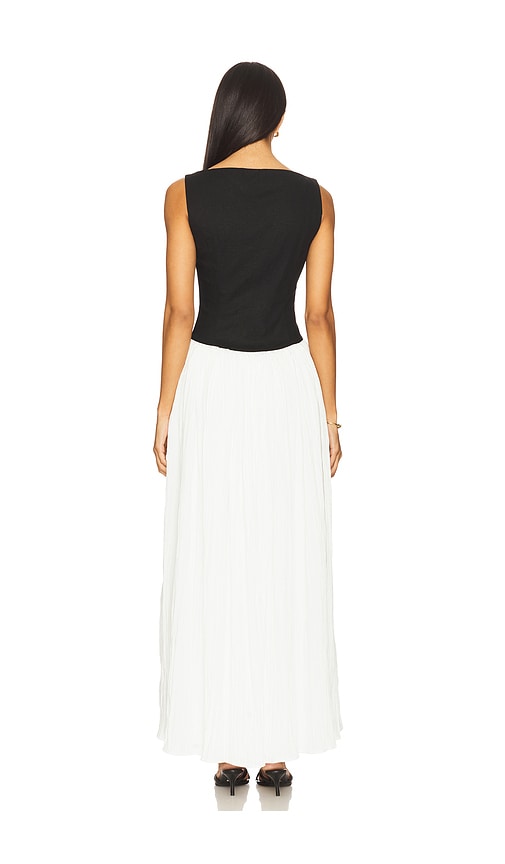 view 3 of 3 Lorelie Maxi Dress in Black & Ivory