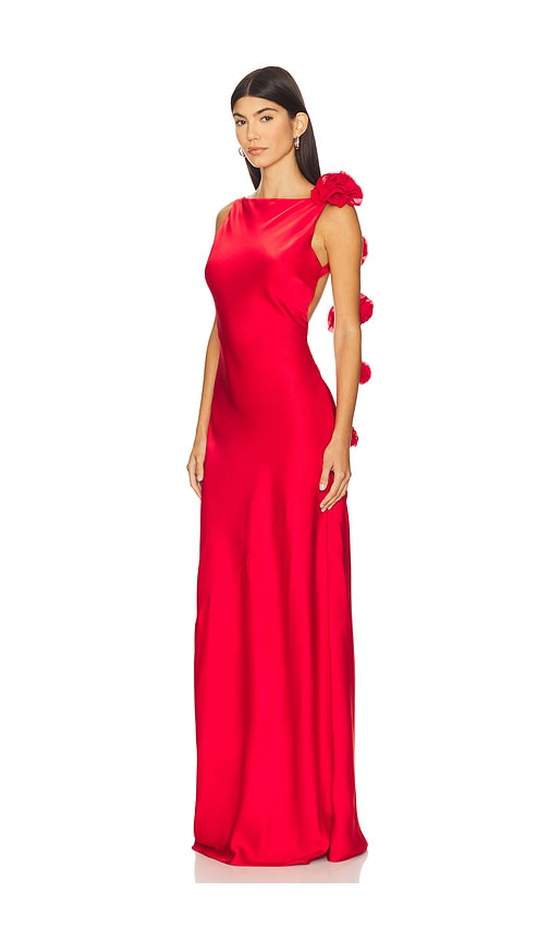 view 3 of 3 Angela Gown in Red