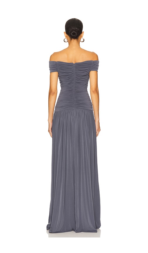 view 3 of 3 Alizee Gown in Slate Grey
