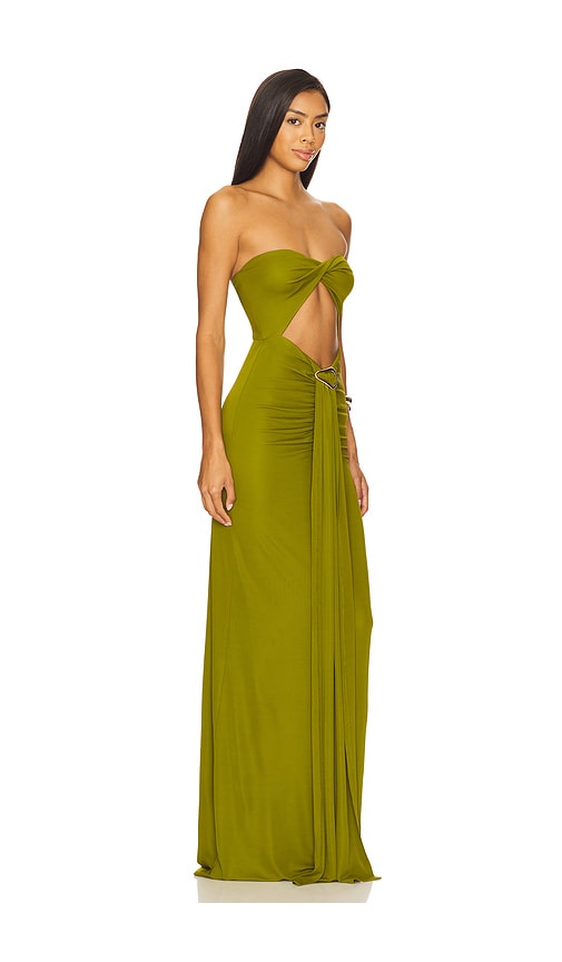 view 2 of 3 Farrah Gown in Pear Green