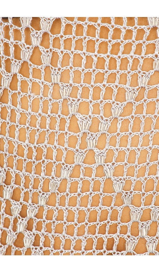 view 5 of 5 Katja Beaded Crochet Midi Dress in Ice