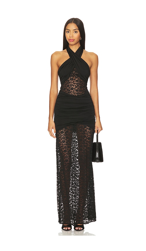 view 1 of 3 Sachi Gown in Black