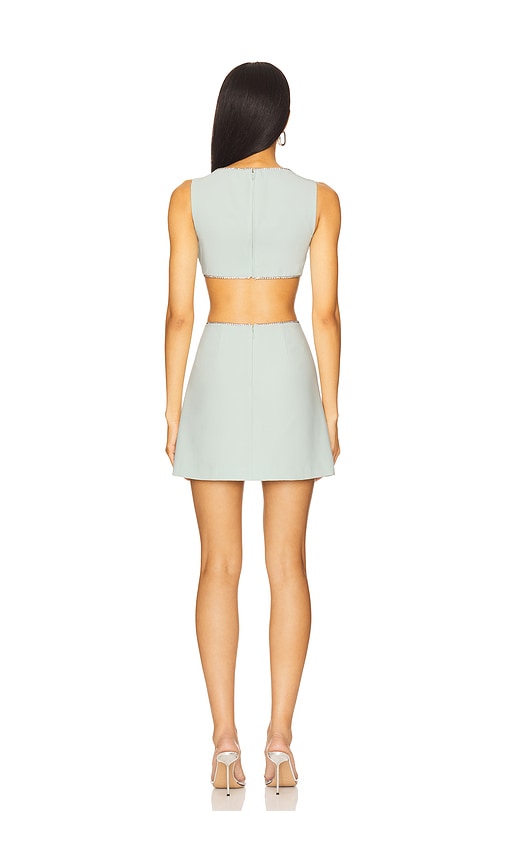 view 3 of 4 Dwyn Mini Dress in Seafoam Green