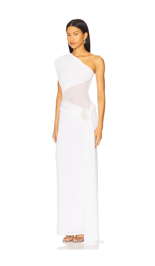 Lovers & Friends X Yhasmina Ferrara Lea Gown In White
