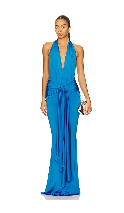 Lovers & Friends Coralie Gown In Blue