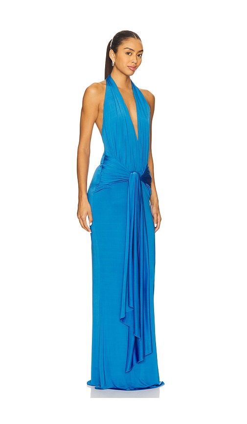 Lovers & Friends Coralie Gown In Blue