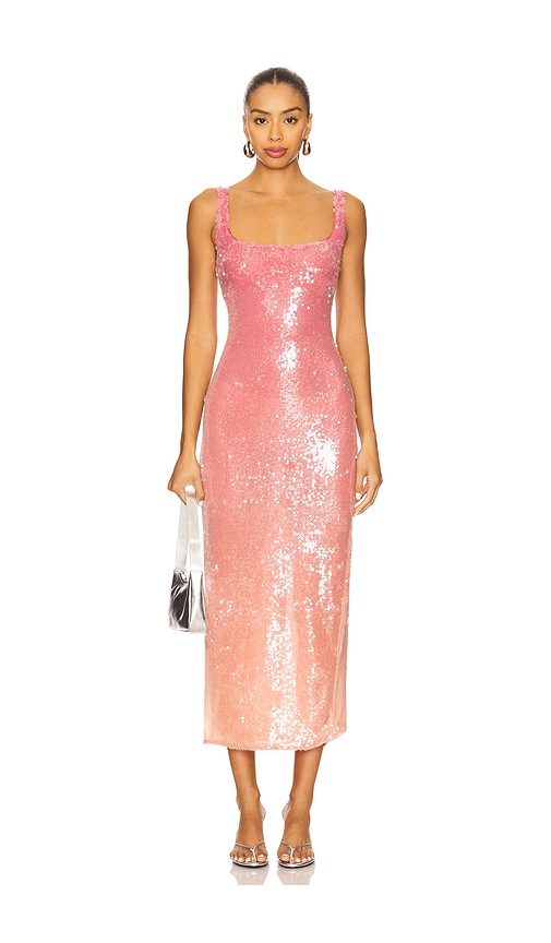 view 1 of 5 Solene Maxi Dress in Pink & Orange Ombre
