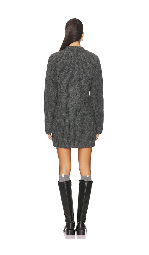 view 3 of 3 Abra Sweater Dress in Charcoal
