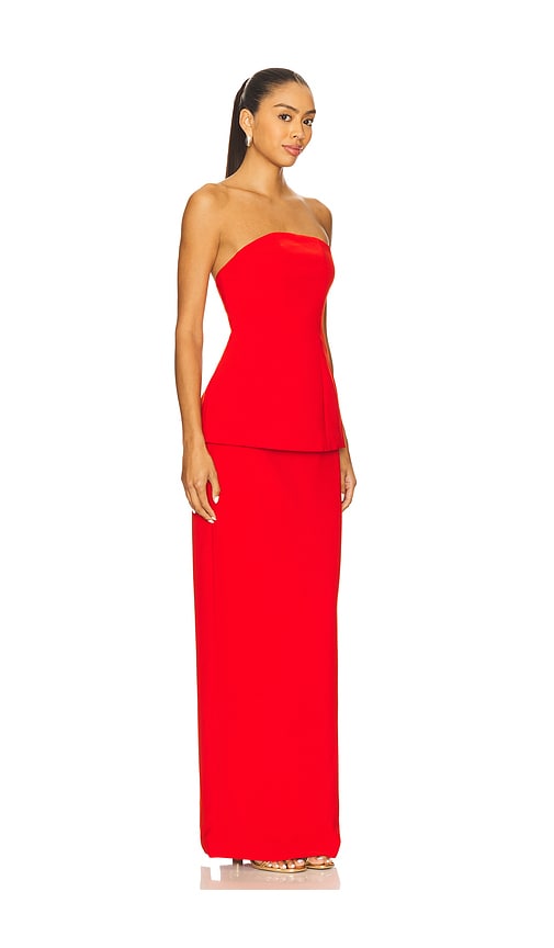 Lovers & Friends Violette Gown In Gold