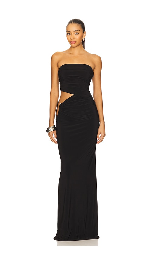 Lovers & Friends Averie Gown In Black