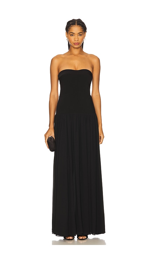 Lovers & Friends Margot Gown In Black