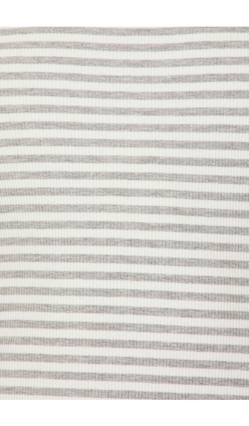 view 4 of 4 Stevie Mini Dress in Grey & White Stripe