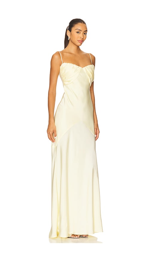Lovers & Friends Janae Gown In Yellow