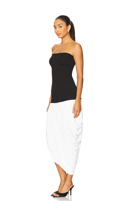 view 3 of 4 Catalina Maxi Dress in Black & White