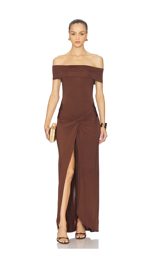 view 1 of 3 Bria Maxi Dress in Espresso