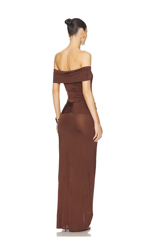 view 3 of 3 Bria Maxi Dress in Espresso