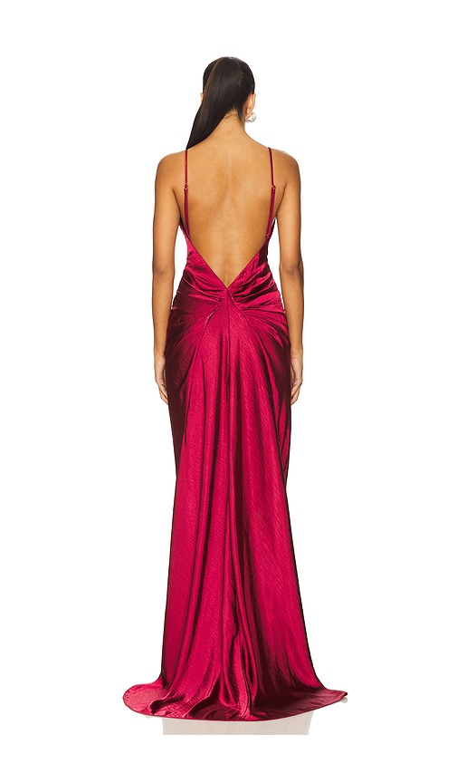 view 4 of 4 Sloane Gown in Oxblood