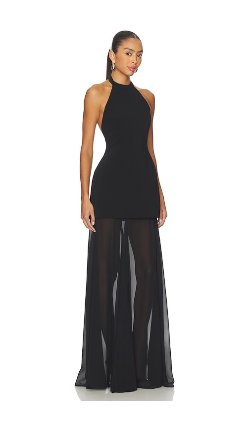 Lovers & Friends Barbara Gown In Black