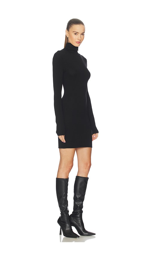view 2 of 4 Steffi Turtleneck Mini Dress in Black