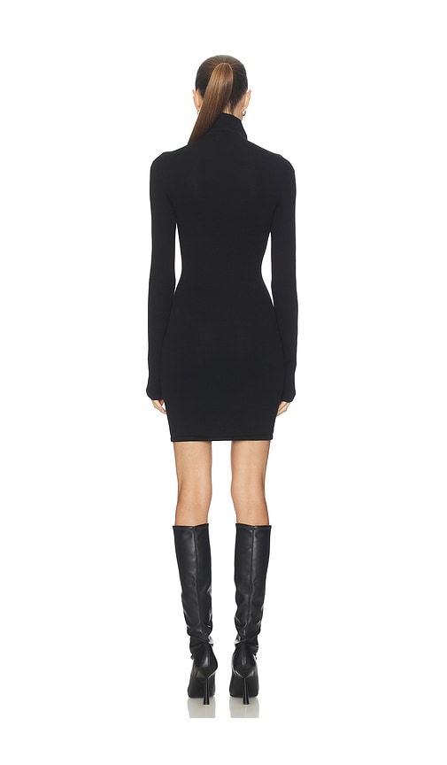 view 3 of 4 Steffi Turtleneck Mini Dress in Black