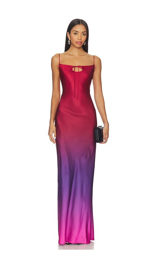 view 1 of 3 Mallory Gown in Red Ombre